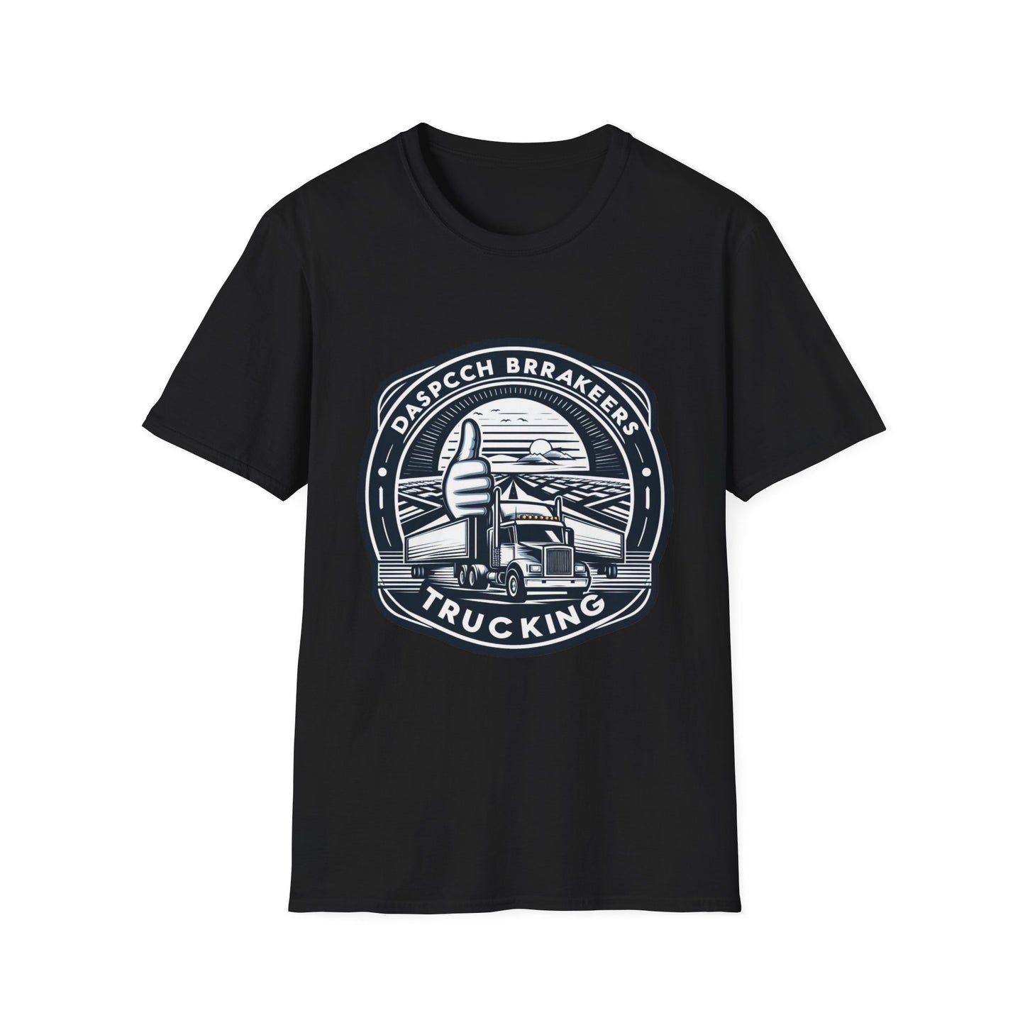 Trucking Enthusiast Unisex Softstyle T-Shirt with Vintage Design