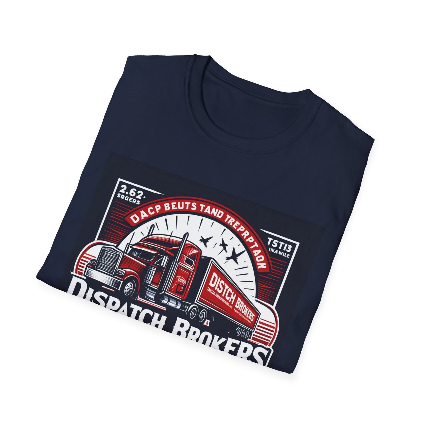 Vintage Trucking Dispatch Brokers T-Shirt - Unisex Softstyle