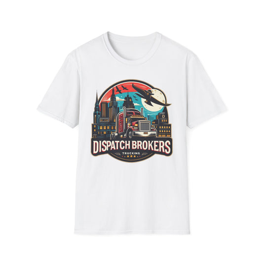 Dispatch Brokers Unisex Softstyle T-Shirt - Trucking Theme Tee